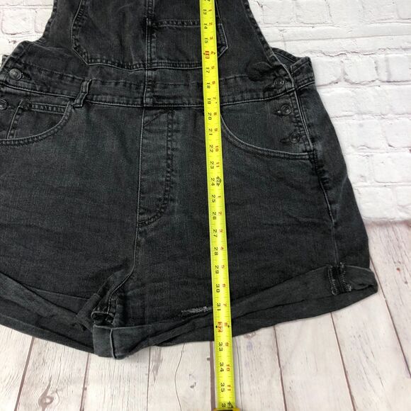 Free People Charcoal Denim Romper - Picture 10 of 16